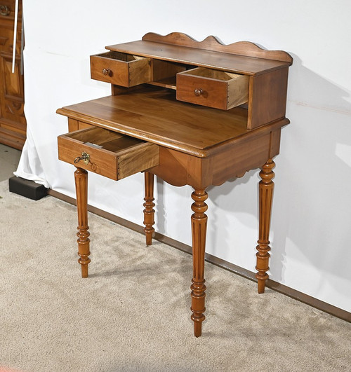 Petit Bureau à Gradin, style Louis Philippe – Fin XIXe