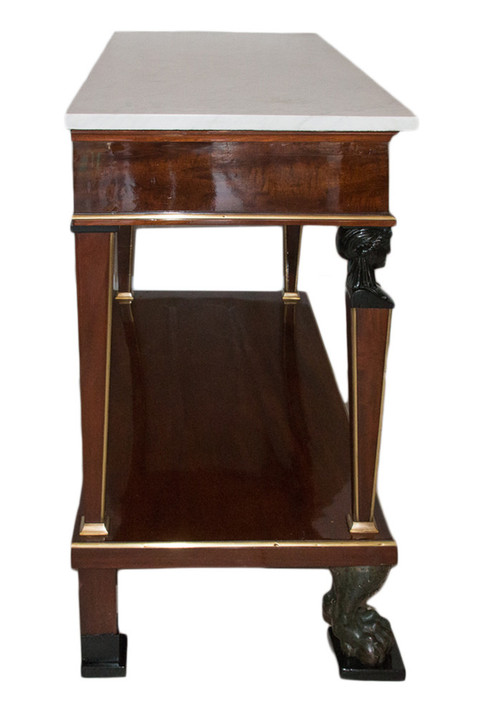 Consulate Period Mahogany Console