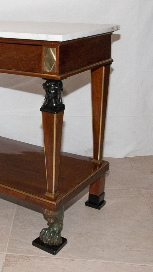 Consulate Period Mahogany Console