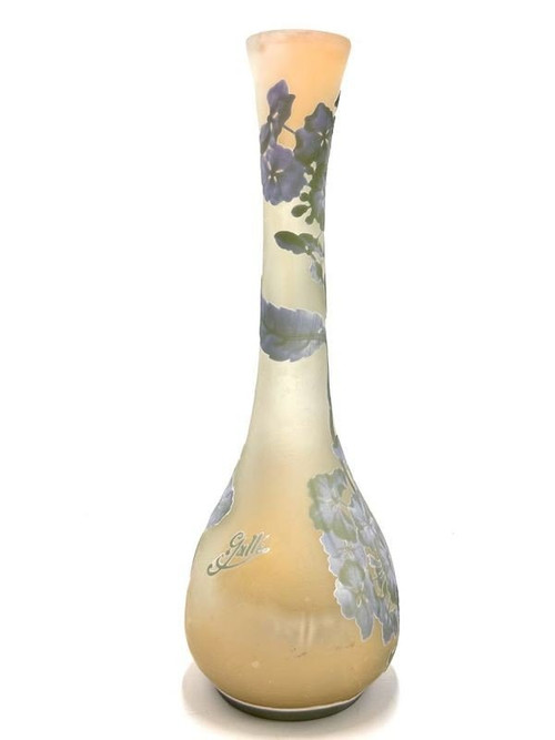 Emile Gallé Art Nouveau Vase “Hydrangea”