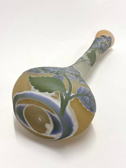 Emile Gallé Art Nouveau Vase “Hydrangea”