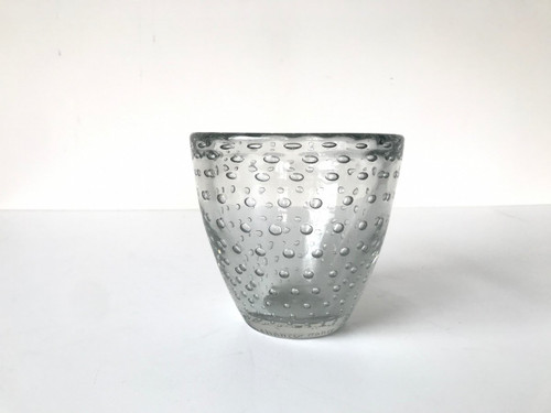 Daum Nancy France, bubble vase, circa 1930.