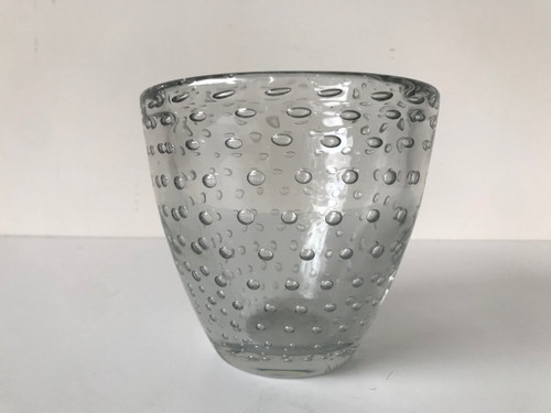 Daum Nancy France, bubble vase, circa 1930.