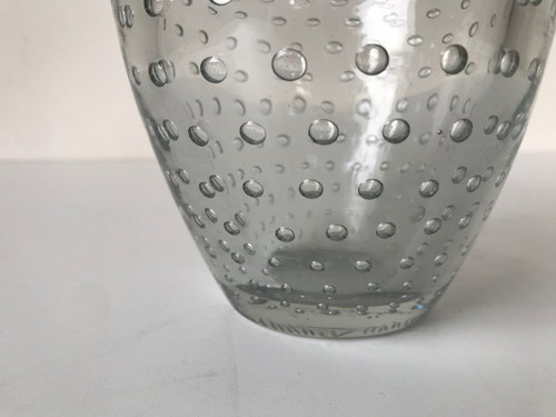 Daum Nancy France, bubble vase, circa 1930.