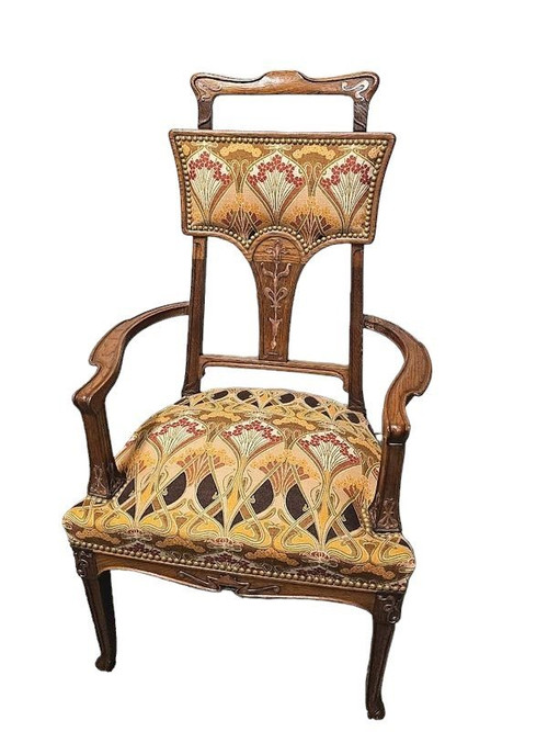 Art Nouveau Office Armchair