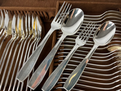 Christofle cutlery model Atlas 145 pieces Silver