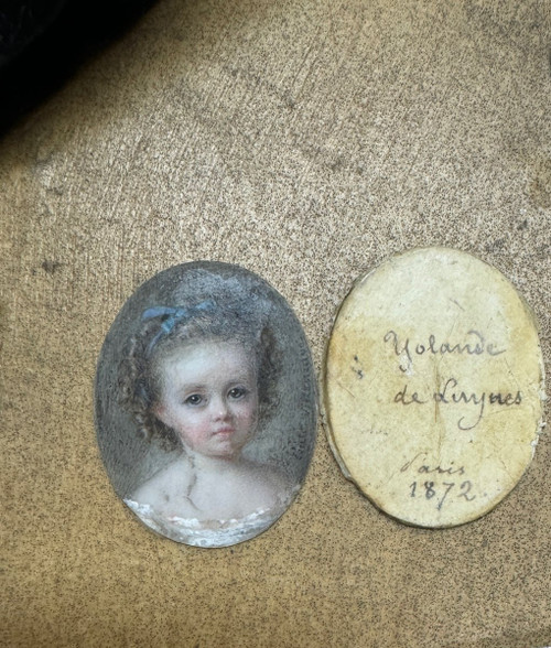 Cecile Villeneuve: Portrait of Yolande De Luynes at the age of 2