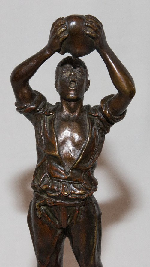 Bronze The Drinker G Omerth Circa 1920