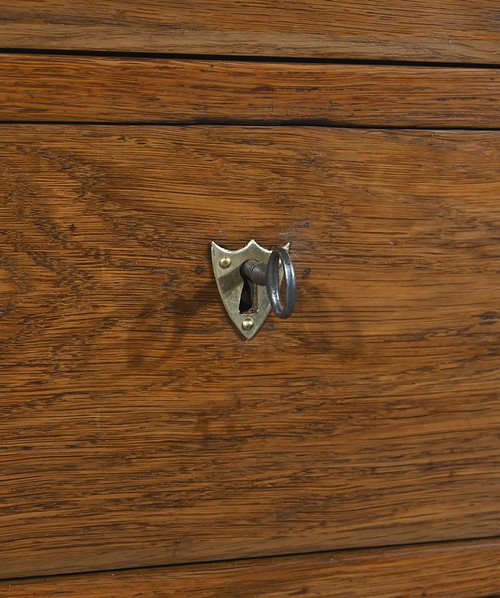 Small Oak Property Chest of Drawers, Empire Period – Early 19th Century