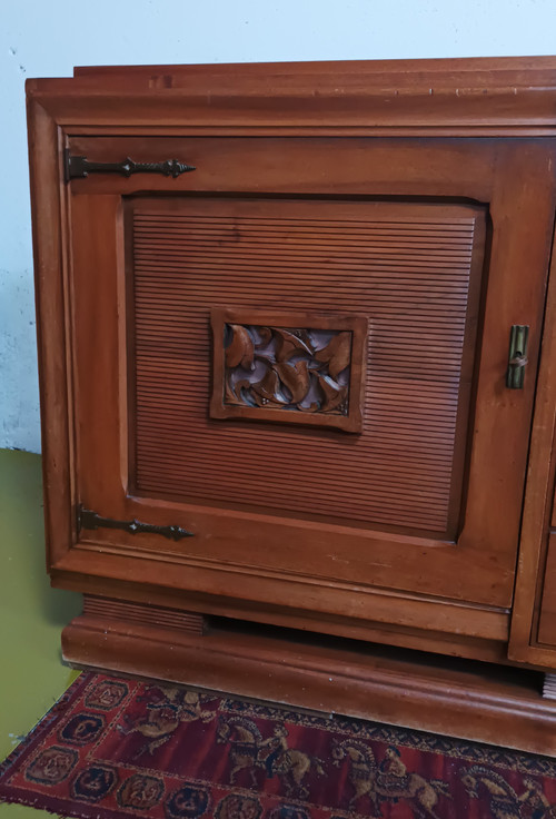 Art Deco sideboard in walnut