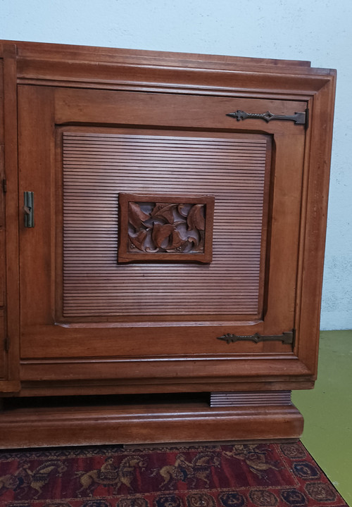 Art Deco sideboard in walnut