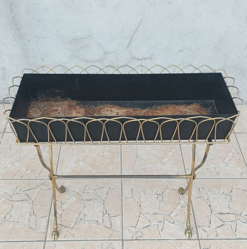 Brass planter in the style of Maison Jansen 1960