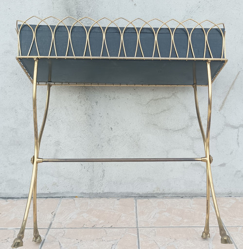 Brass planter in the style of Maison Jansen 1960