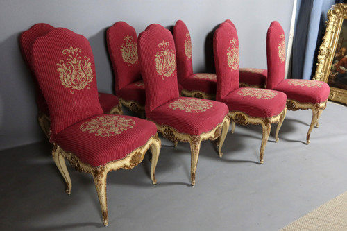 Chaises de salle à manger style Louis XV