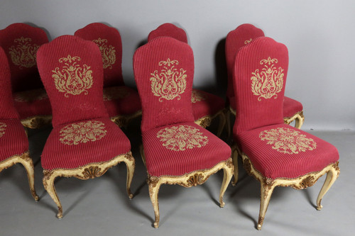 Chaises de salle à manger style Louis XV