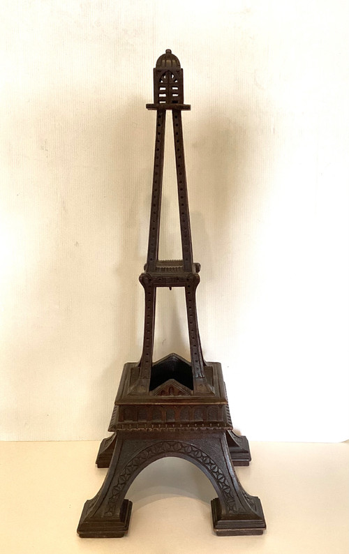 Eiffel Tower in carved wood