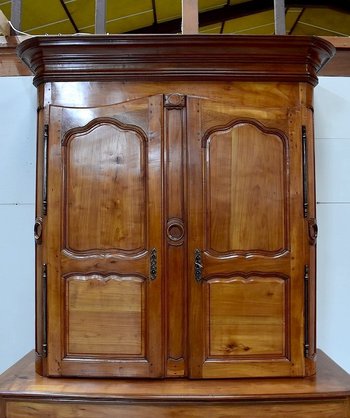  Buffet Deux Corps Regional in Cherry, periodo Luigi XIV - 1740