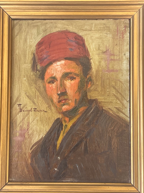 PORTRAIT OF A SOLDIER IN UNIFORM. XXTH - Militaria portrait. Zouave, colonial troop.