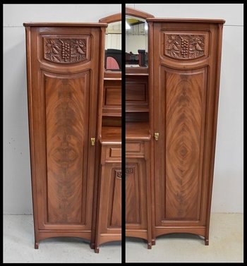 Mahogany Cabinet, Art Nouveau - 1900