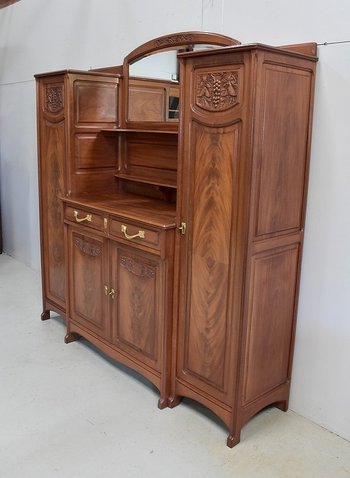 Mahogany Cabinet, Art Nouveau - 1900