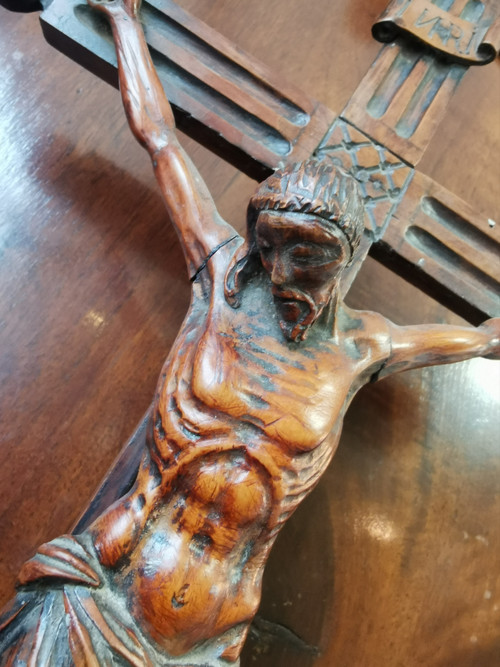 Cristo in croce Arte popolare XIX secolo