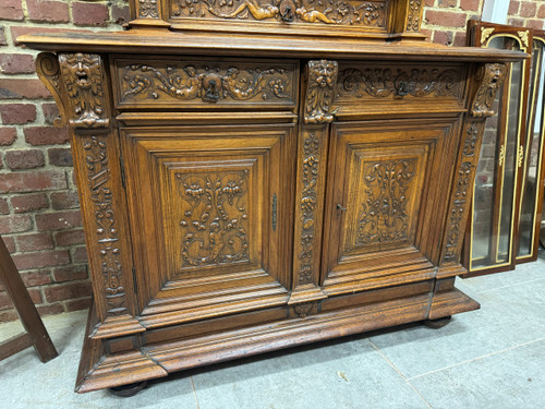 TWO-BODY CARVED RENAISSANCE BUFFET