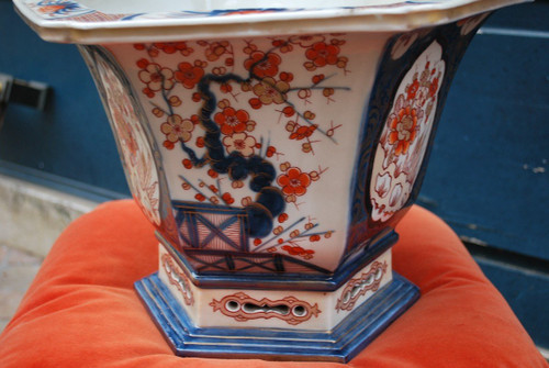 Großer Imari Topf Oder Blumenkasten Von Samson