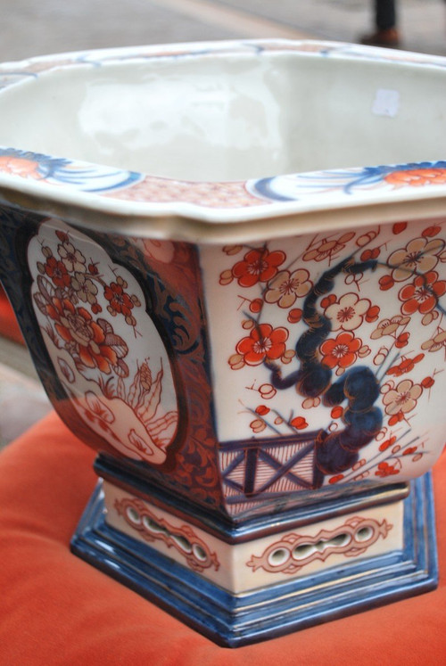 Großer Imari Topf Oder Blumenkasten Von Samson