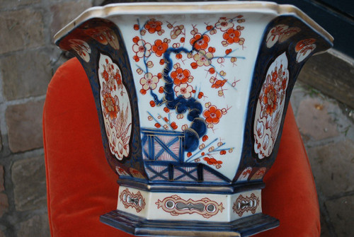 Großer Imari Topf Oder Blumenkasten Von Samson