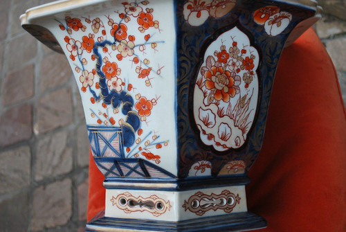 Großer Imari Topf Oder Blumenkasten Von Samson