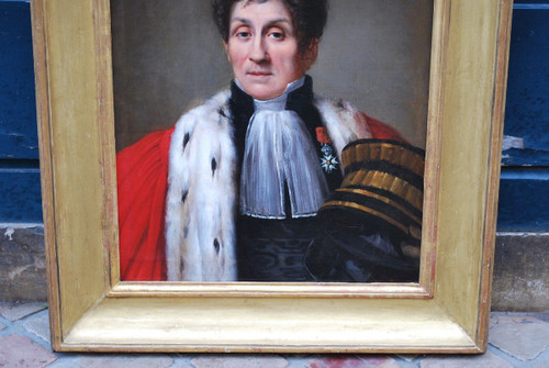 Portrait of a High Magistrate Empire Period Early 19th Century