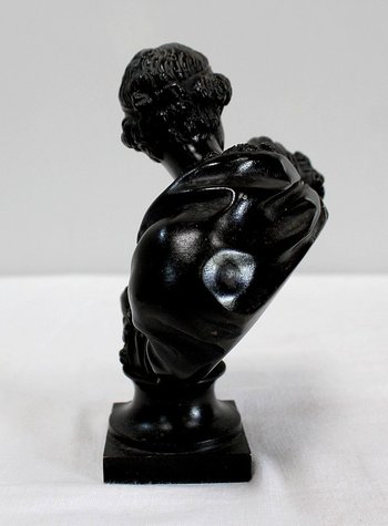  Bronze "the Kiss Given" after J-A. Houdon - 2nd half of the 19th century