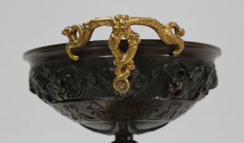  Paar Bronze-Schmuckstücke mit zwei Patinas, Geschmack Louis XVI - Anfang des 19. Jahrhunderts