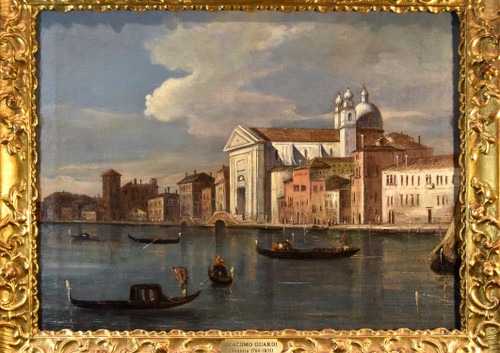 Giacomo Guardi (venice, 1764 - 1835), View Of Venice With The Giudecca Canal