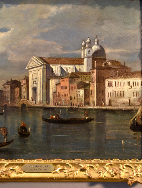 Giacomo Guardi (venice, 1764 - 1835), View Of Venice With The Giudecca Canal