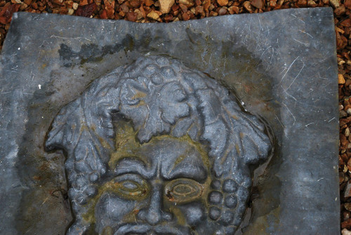 Masque De Bacchus En Plomb