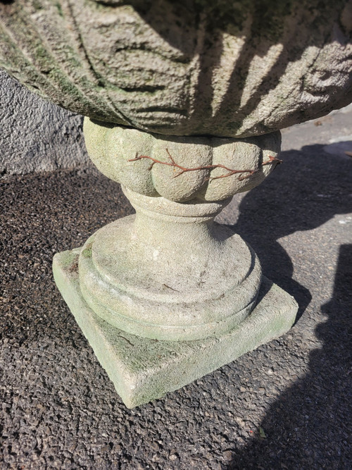 Stone Garden Vases, Fruit Cups, Early 20th Century