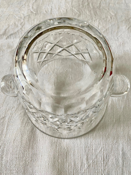 Sèvres crystal ice cube bucket