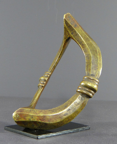 Ivory Coast, Senoufo People, Early 20th Century, Bronze Anklet.