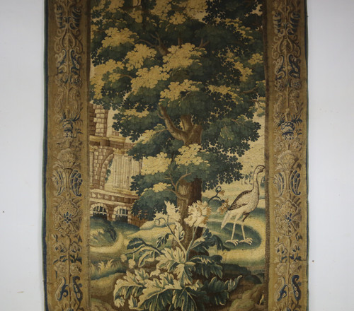 Aubusson-Wandteppich „Greenery“, 18. Jahrhundert