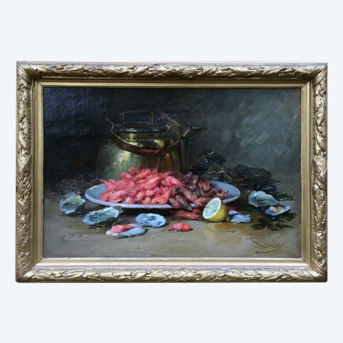 Fruits De Mer De Jean Frédéric Couty (1829/1904)