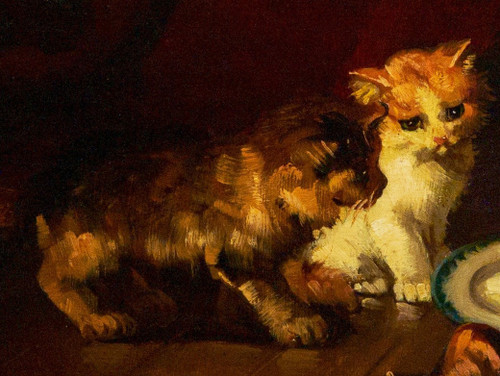 Kittens Att. Brunel De Neuville (1852/1941)