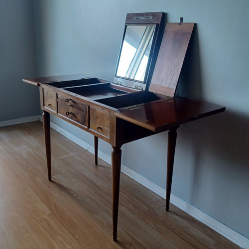 Roger Vandercruse dit Lacroix or RVLC - mahogany dressing table - Louis XVI period