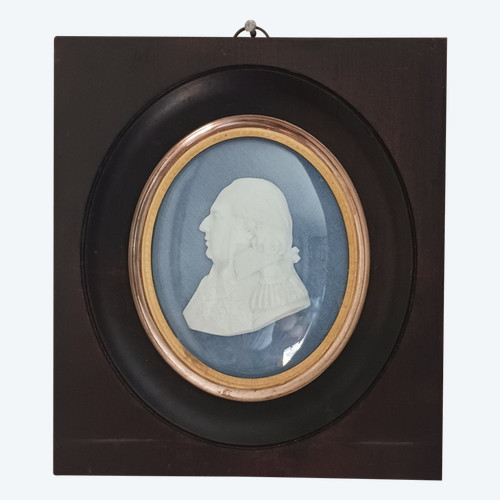 Royal Manufacture of Sèvres - biscuit portrait of Louis XVIII - Restoration period