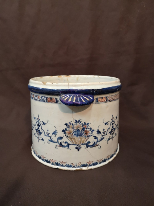 Rouen Earthenware Cooler. 18th century period