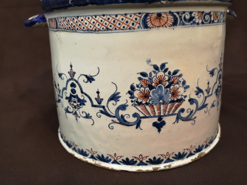 Rouen Earthenware Cooler. 18th century period