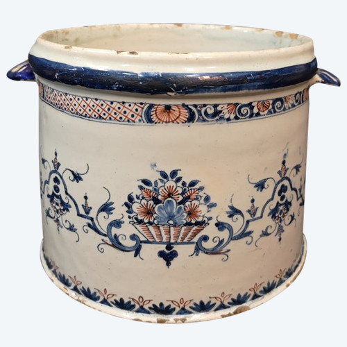 Rouen Earthenware Cooler. 18th century period