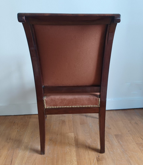 Jacob Frères (1796 - 1803), attributed to - Etruscan armchair - mahogany and mahogany veneer