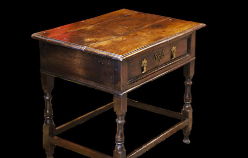 Table en chêne XVIIème siècle  Origine anglaise 