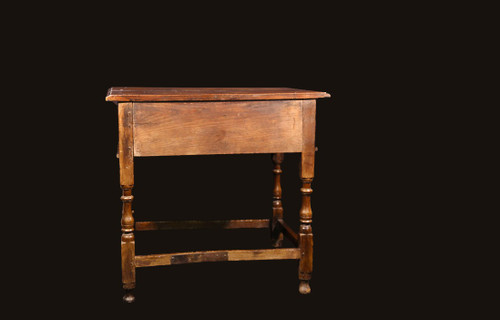 Table en chêne XVIIème siècle  Origine anglaise 